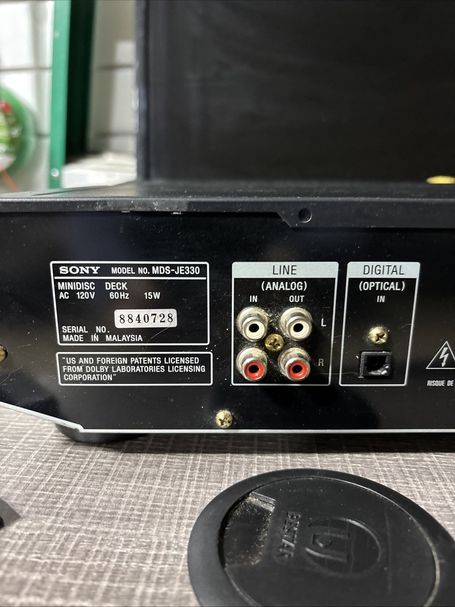 Sony MDS-JE330 Mini Disc Player for sale online | eBay