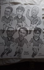 Manchester United Pencil Drawing Print