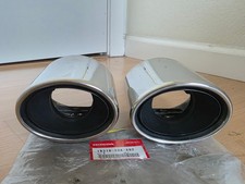 Set of 2 OEM 2004-2009 Honda S2000 AP2 Exhaust tips finisher P/N 18310-S2A-A02