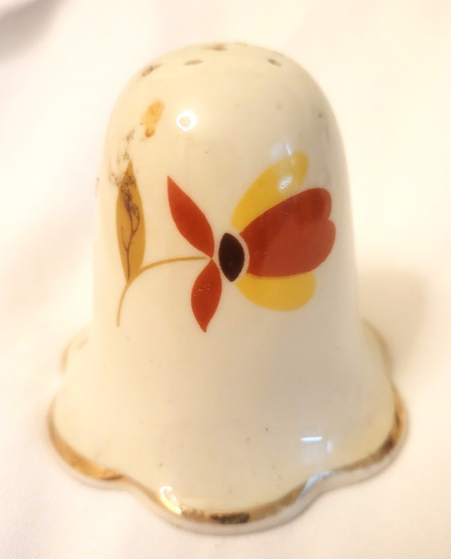 Vintage Hall Salt Shaker - Mary Dunbar Collection - "Autumn Leaf"  "Casper"