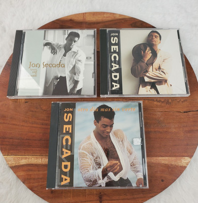 Jon Secada (3-CD LOT) Self-titled, Heart Soul Voice, Otro Dia Mas Sin Verte EUC
