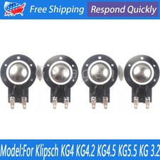 4 For Klipsch KG4, KG4.2, KG4.5, KG5.5 AFT Titanium Tweeter Diaphragm 1" VCL 8