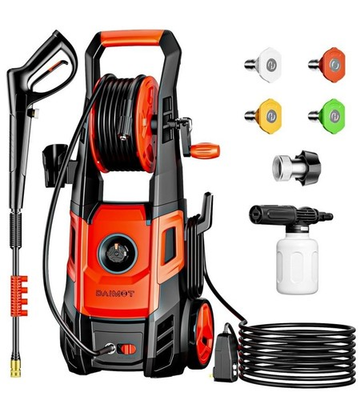 #ad Electric High Pressure Washer 3000PSI. Hose Foam Canon 4 tips Red in color $59.50