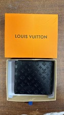 Louis Vuitton Eclipse LV Monogram Black Leather Bifold Wallet