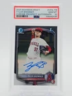 TYLER BREMNER 2025 BOWMAN CHROME DRAFT PROSPECT AUTO 1ST #CPA-TB PSA 10 Q3249