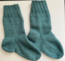 Handgestrickte Socken , Wollsocken Gr 38