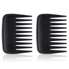 Hair Detangling Comb, 2 Pieces Mini Palm Combs Small anti Static Wide Tooth Comb
