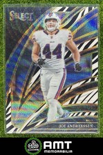 Joe Andreessen 2025 Panini Select Zebra Prizm Club Level Buffalo Bills #285