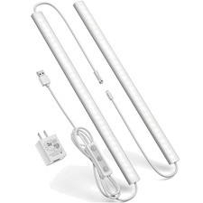 Plug-in Under Cabinet Lighting, Dimmable Counter Lights for Kitchen, 2pcs 12 ...