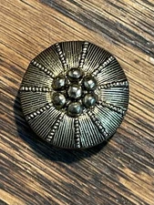 VTG Nony Antiqued Gold Button Cover VNB7