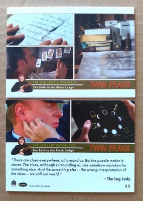 2025 Twin Peaks: The Log Lady Chronicles, Chase & base cards... YOU PICK!!