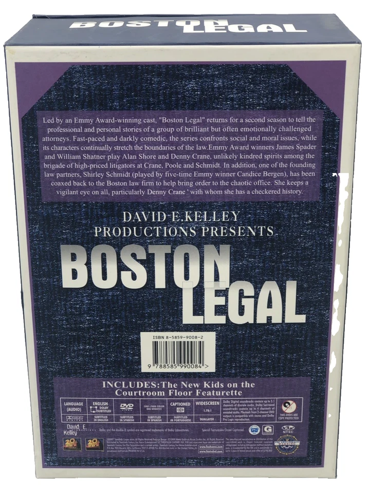 Boston Legal Seasons 1-5 DVD 31 Discs Box Set Pre-Owned VGC - Image 3 of 4