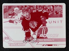 2016 Upper Deck Compendium Rookies Printing Plate Magenta 1/1 Nick Schmaltz 7ez