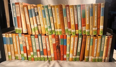 Childhood of Famous Americans books Lot of 56 Books Vintage Homeschooling