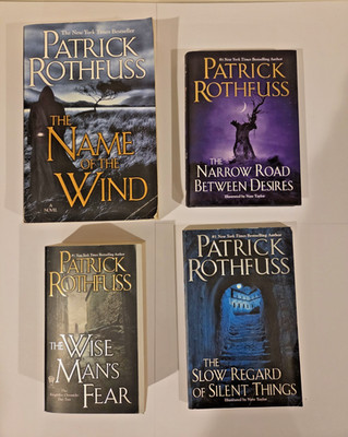 The Kingkiller Chronicle Hardcover/Paperback 4-book Bundle by Patrick Rothfuss