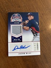 Jacob Blas 2015 Panini USA Baseball Stars Game Jersey Auto #43 Arizona /98