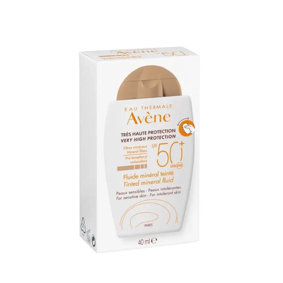 Fluido mineral Avène Sun color FPS 50+ 40 ml Foto 2 de 4