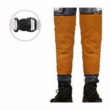Welder Knee Pads Heat Resistant Cowhide Protection for Metalworking
