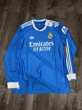 Adidas 2025-26 Real Madrid Genuine 3rd Soccer Futbol Jersey JP3925 Men’s Large