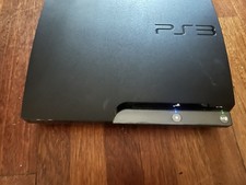 Sony PlayStation 3 Slim PS3 120GB Black Console - Unit Only Tested And Working