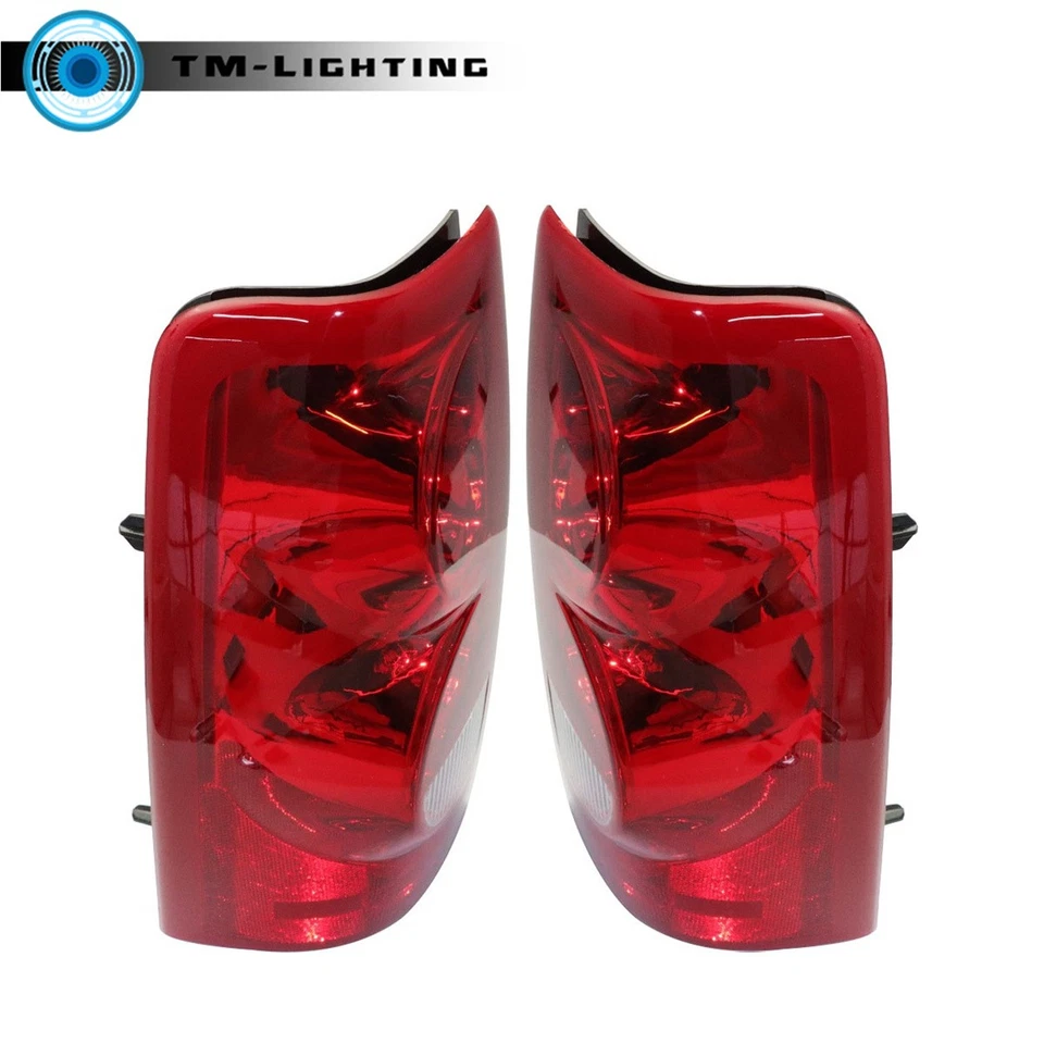 For 2003-2006 Chevrolet Silverado 1500 2500 3500 HD Pair Tail Lights Brake Lamps - Image 4 of 4