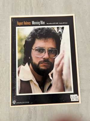RUPERT HOLMES US sheet music LOT (2): MORNING MAN (1980); ESCAPE (1979) BOTH VG+