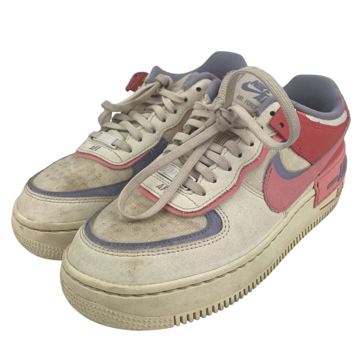 Nike Air Force Shadow Sail Sea Coral White Purple Pink Womens