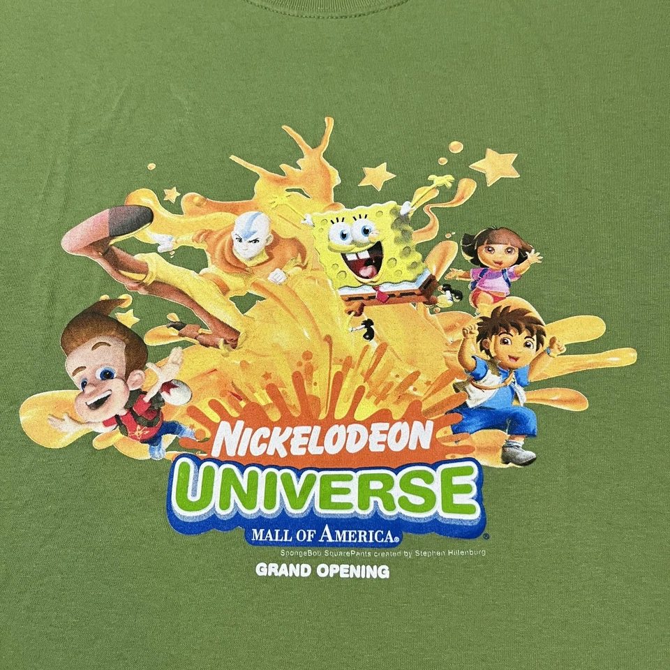 Nickelodeon Universe Shirt Mens 2XL Avatar Airbender Jimmy Neutron Go Diego Y2k - Image 3 of 4