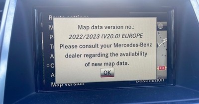 Mercedes COMAND NTG 4.5/4.7 Map Update and code V20 all regions