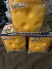 Squeeze Cheese Sensory Tactile Squeeze Toy Yellow 3 Years