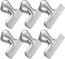 6 Pack Bag Clips, Stainless Steel Chip Clip, Chip Clips Bag Clips Food Clips