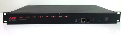 APC AP5201 High Density 1U Rackmount KVM Switch 8 Port Multi Platform Analog