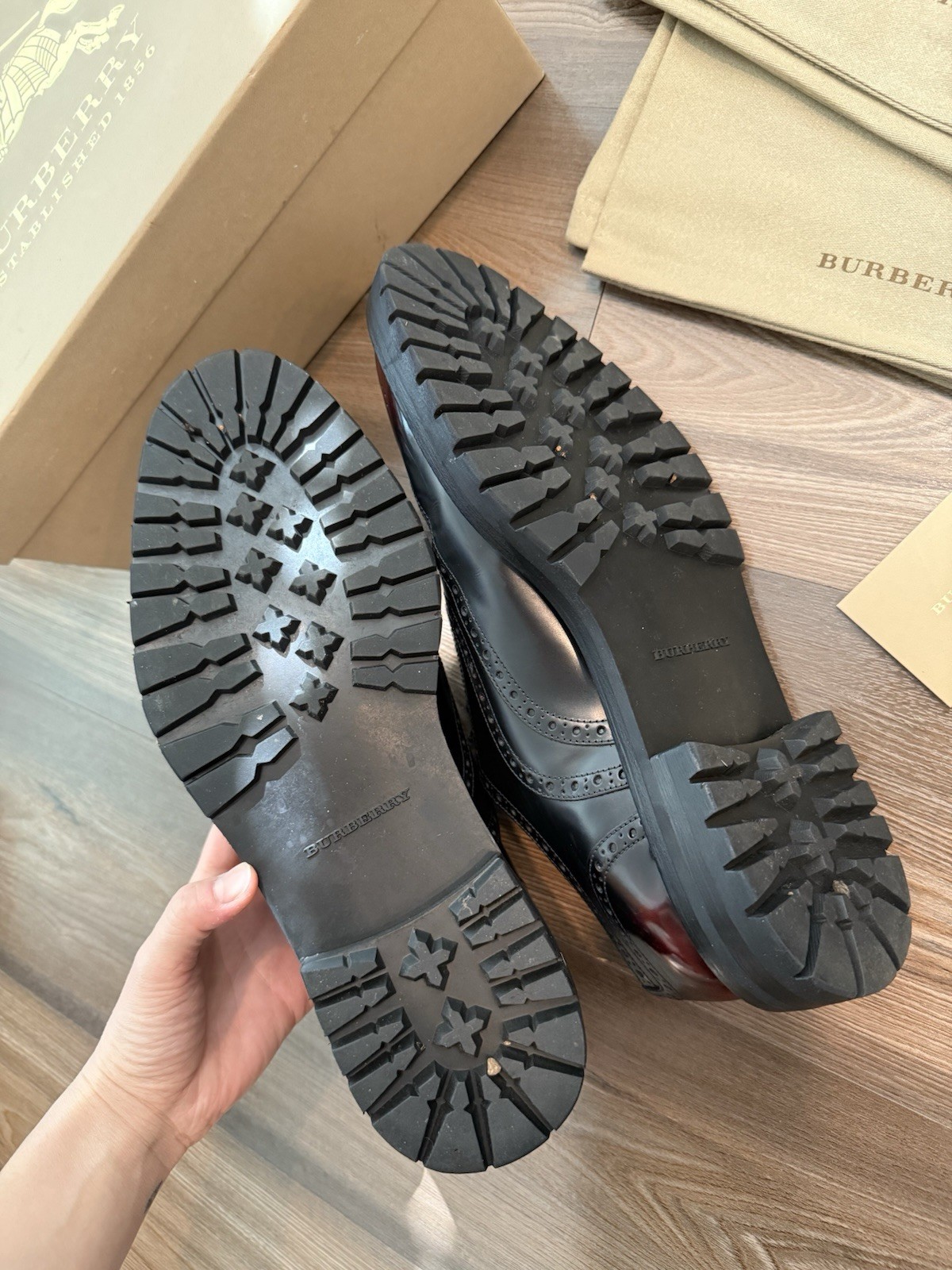 Burberry Dugmar Brogue Lace-Up Shoes image 7