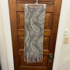 ISABEL MARANT Firnali Paisley-pattern Alpaca-blend Scarf 170cm $385 NWOT's