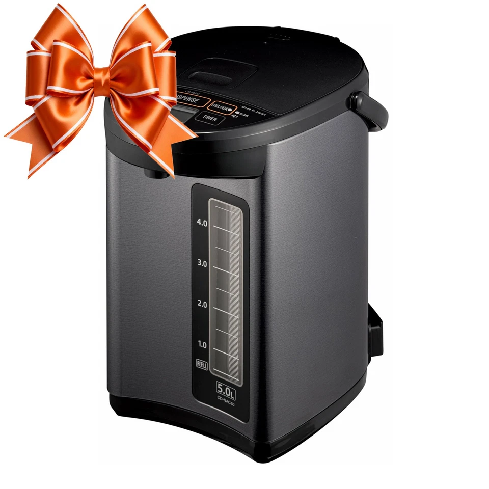 Calentador de agua Zojirushi CD-NAC50BM Micom 5 litros (negro metálico)