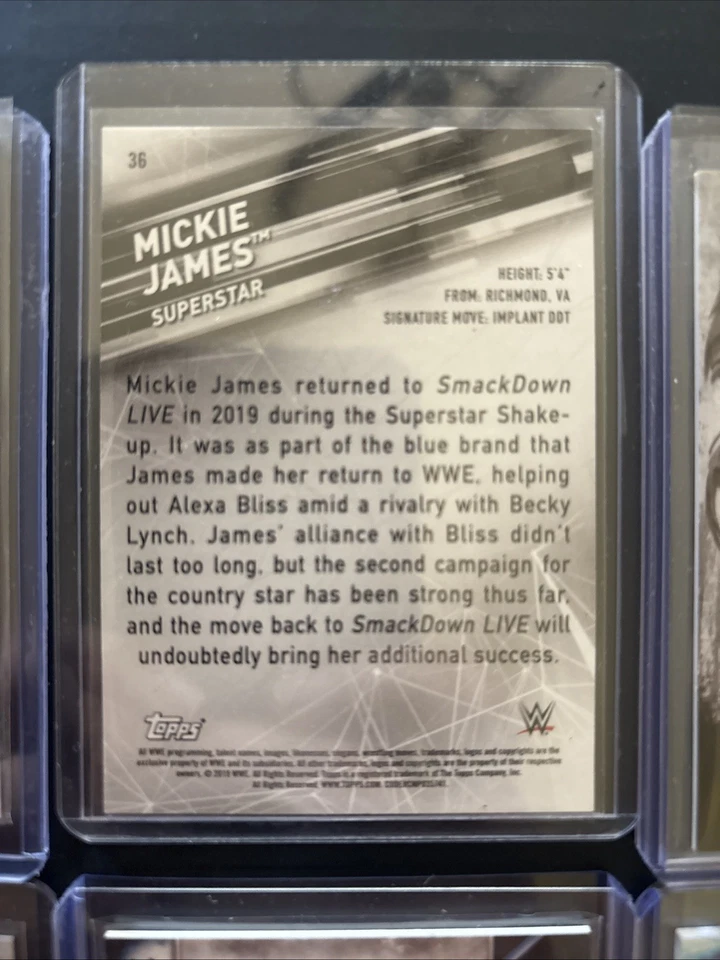 WWW Numbered + Memorabilia Lot Rusev /10 Lashley /49 Mickie James /99 And More - Image 4 of 4