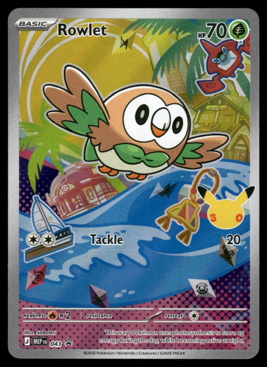 25+ Rowlet 043 Me: Mega Evolution Promo for sale | Updated Oct 2026