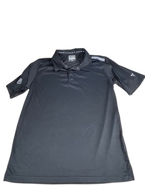 NHL Fanatics Authentic Pro Black Polo Shirt Size Large Lightweight Mesh - Like