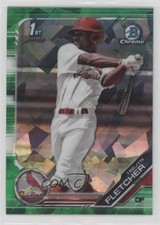 2019 Bowman Chrome Draft Sapphire Edition Green 6/50 Trejyn Fletcher j6a