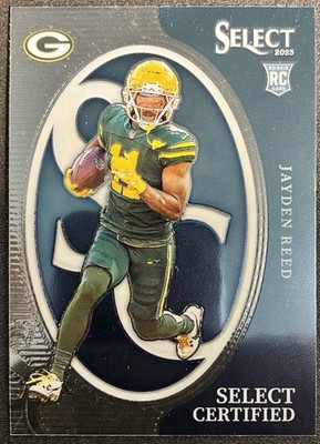 2023 Panini Select #CRO-JRE Jayden Reed Select Certified [RC] GB Packers