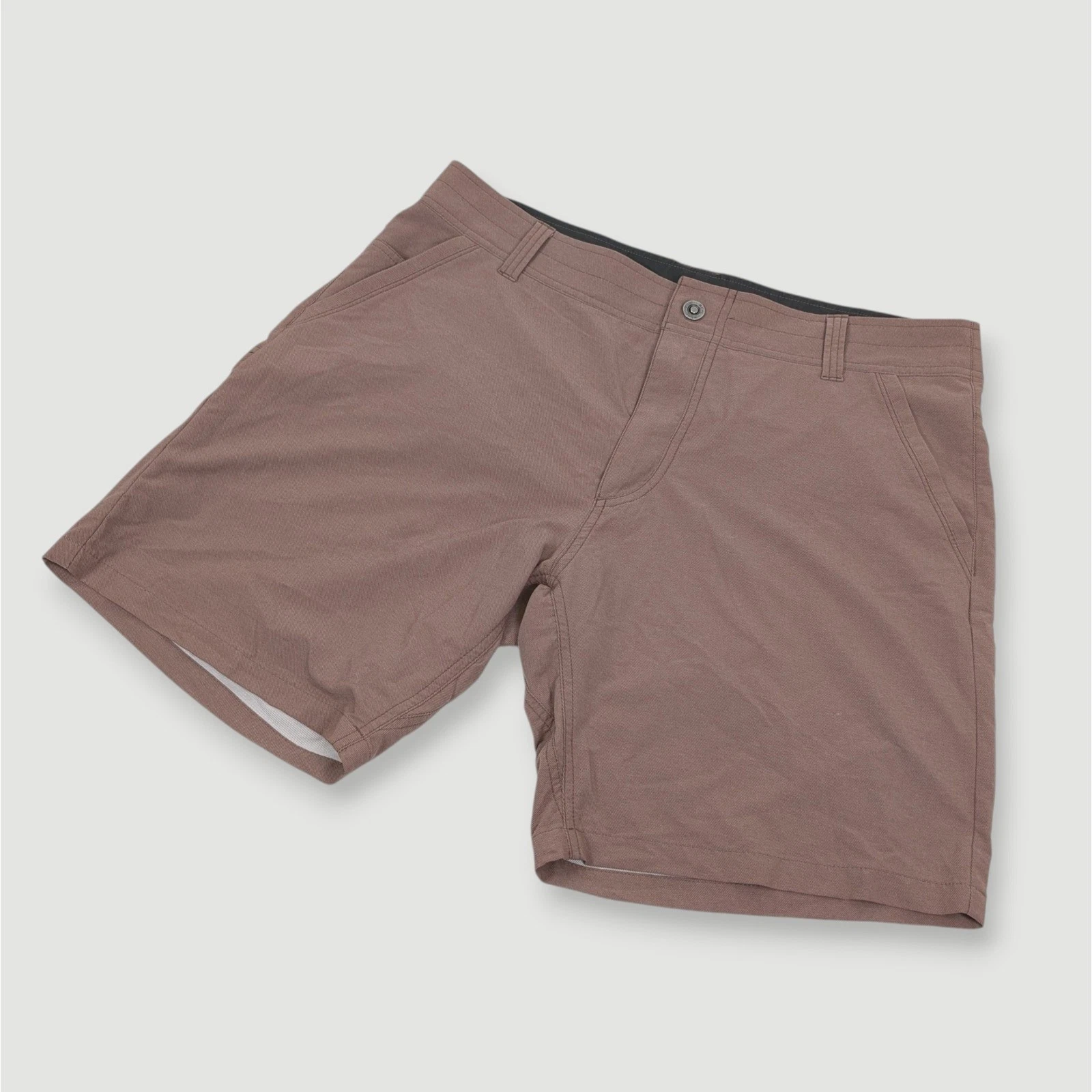 Kuhl Shift Amphibia Hybrid Shorts Mens 36 Brown Utility Gorp Hiking Outdoors