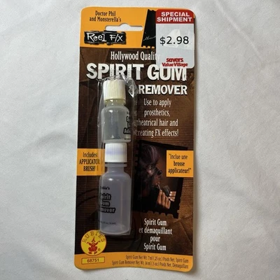 Spirit Gum & Remover Skin Adhesive Theatrical Makeup - Photo 1/2