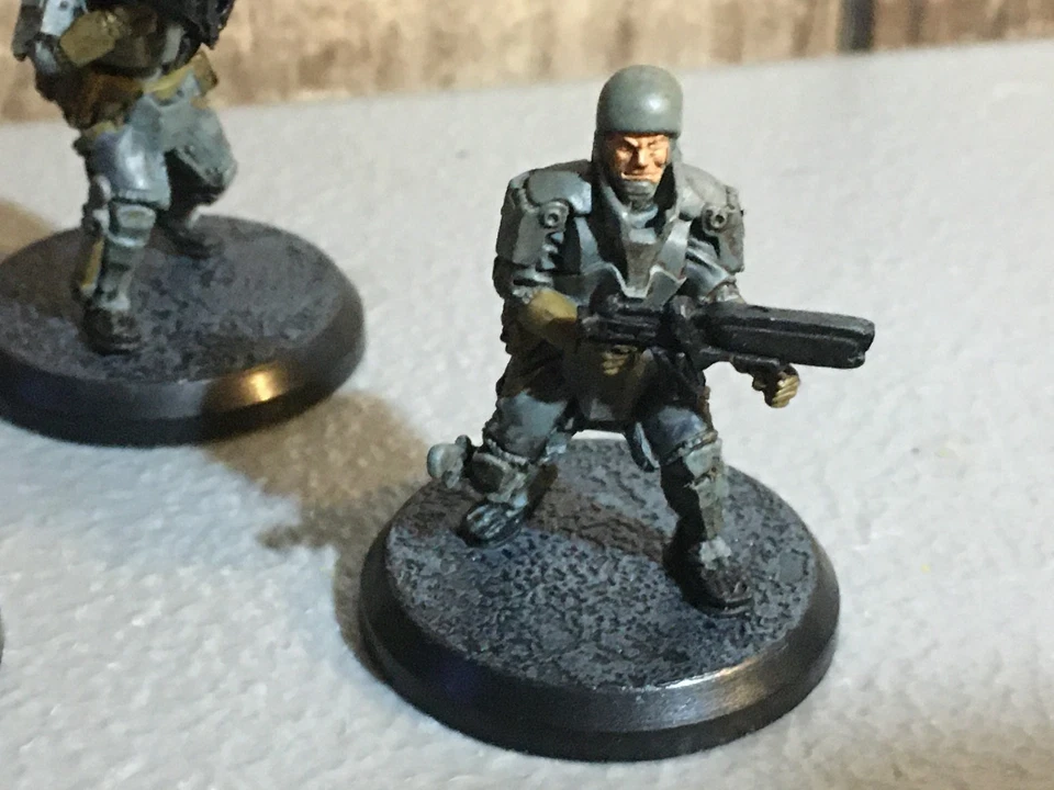 A31160 RACKHAM AT-43 UNA STEEL TROOPERS 4 PK MINI CON TARJETA Foto 3 de 4