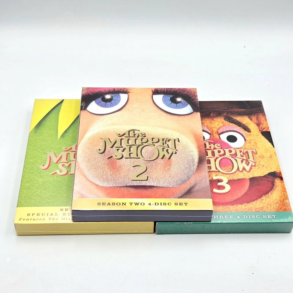 2016 The Muppet Show Complete Seasons One Two & Three Total of 12 DVD New Sealed - Image 2 of 4