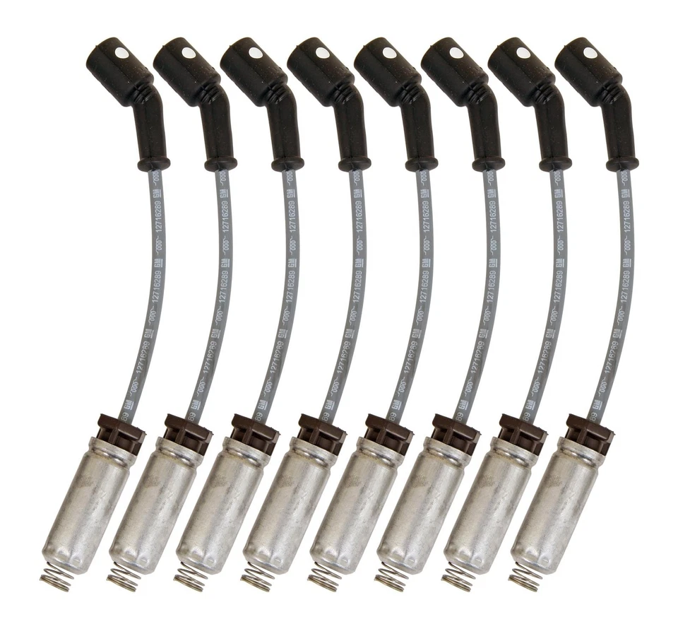 758EE AC Delco Spark Plug Wires Set of 8 New for Chevy Chevrolet Silverado 1500 - Image 2 of 2