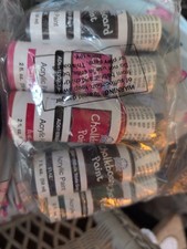 FolkArt Chalkboard Paint Set Of 5 2oz Bottles. Black, Pink, Red, Gray, Green