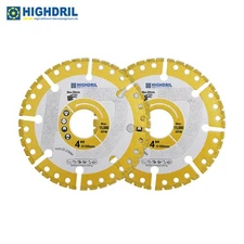 2pcs 4 inch Diamond Cutting Wheel Disc for All Purpose Saw Blade Ceramic Mental