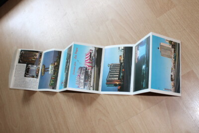 Vintage Faltpostkarte Greetings From Las Vegas Souvenir Folder/Post Card Ansicht