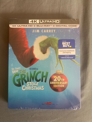 How The Grinch Stole Christmas 4K Steelbook (Bestbuy Exclusive)