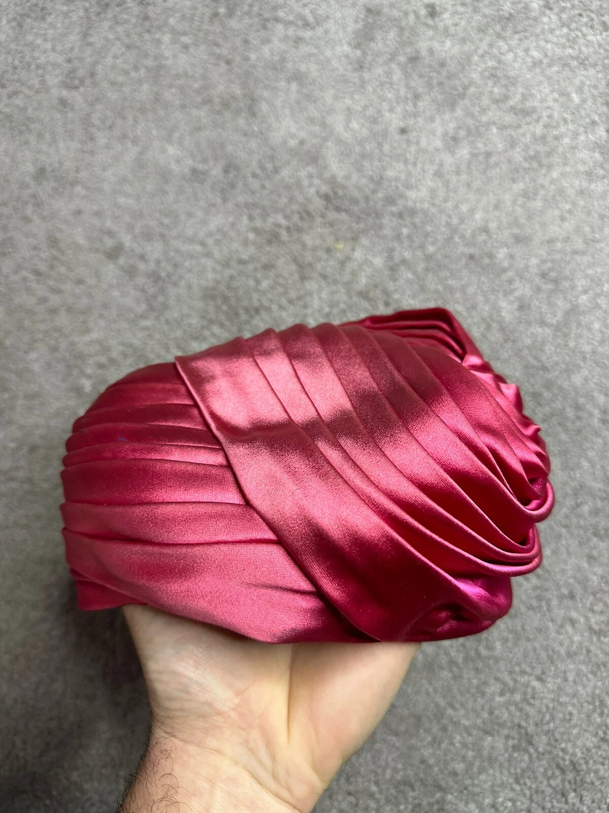 Chapeau Christian Dior Chapeaux Paris New York Turban Vintage 1950 60 Designer Rose